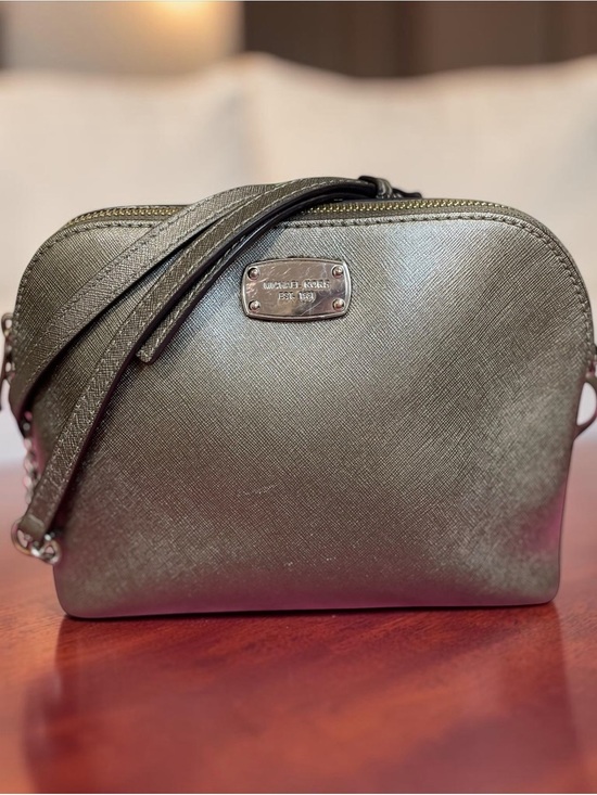 Michael Kors Handbags - Michael Kors Cindy Metallic Saffiano Leather Crossbody